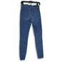 Madewell Womens Blue Denim 5-Pocket Design Skinny Leg Jeans Size 26 image number 2