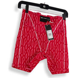 NWT Womens Pink Ivy Park Geometric Elastic Waist Athletic Shorts Size S