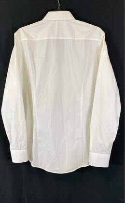 Hugo Boss Mens White Slim Fit Cotton Long Sleeve Button-Up Shirt Size 39/15.5 alternative image