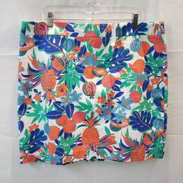 Talbots Floral Pattern Skirt Women's Size 18