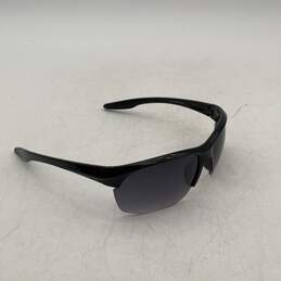 Ray-Ban Mens Black Half-Rim Purple Lens Wrap Sunglasses With Black Case alternative image