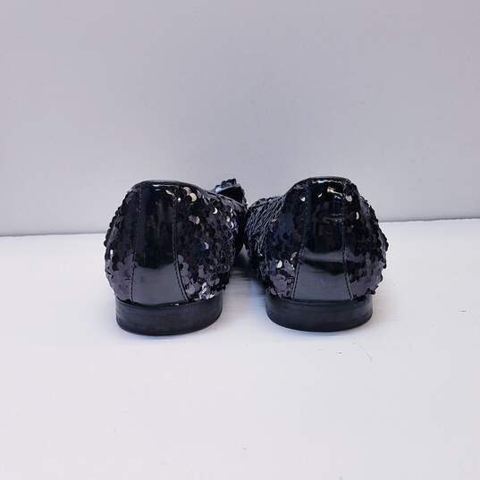 Giorgio Brutini Sequin Loafers Black 10 image number 4