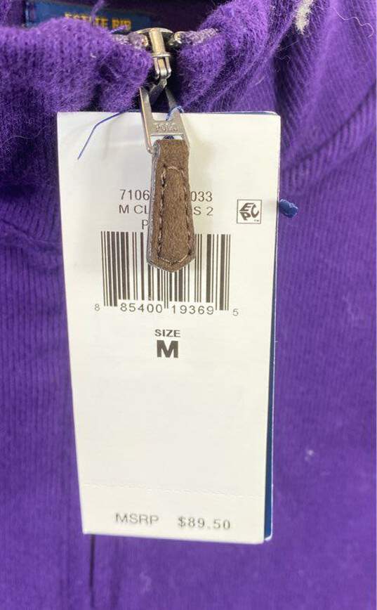 Polo Ralph Lauren Men Purple Mock Neck Sweater M image number 5