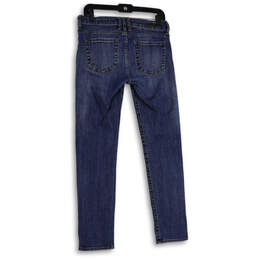 Womens Blue Denim Medium Wash 5-Pocket Design Distressed Skinny Jeans Sz 2 alternative image