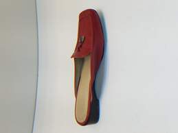 Ralph Lauren Women's Red Flats Slides Mules Size 5.5B