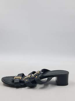 Authentic Salvatore Ferragamo Black Mule Sandals W 5.5B alternative image
