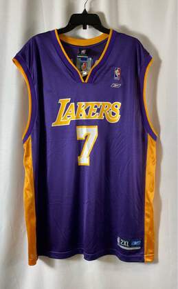 Reebok Lakers #7 Lamar Odom Jersey - Size 2XL