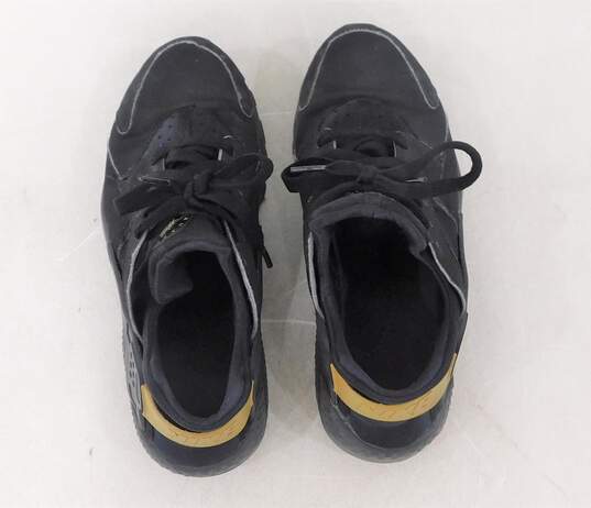 Air Huarache Run Black Kids' Shoe Size 6.5Y image number 2