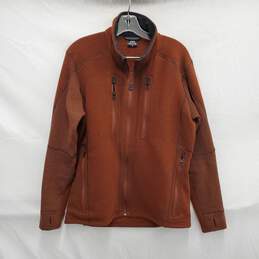 Kuhl MN's Interceptor Brown Fleece Full Zip Jacket Size M