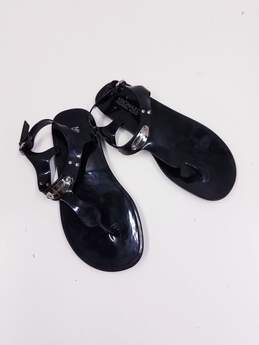 Michael Kors Jelly Buckle Strap Thong Sandals Size 8