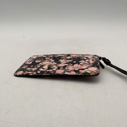 Kate Spade New York Womens Black Pink Outer Pocket Wristlet Wallet image number 3