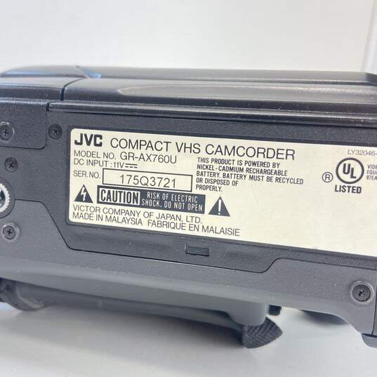 JVC GR-AX760U VHS-C Camcorder image number 5