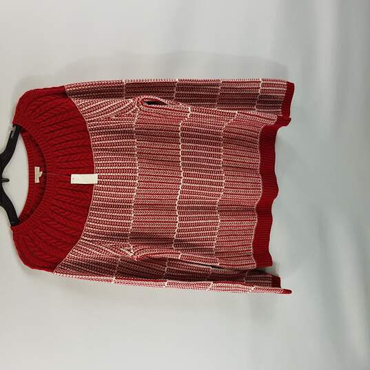 Talbots Women Sweater Red L image number 1