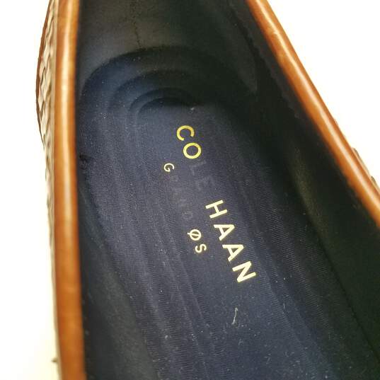 Cole Haan Washington Grand Woven Men's Penny Loafer Brown Size 10.5 image number 7