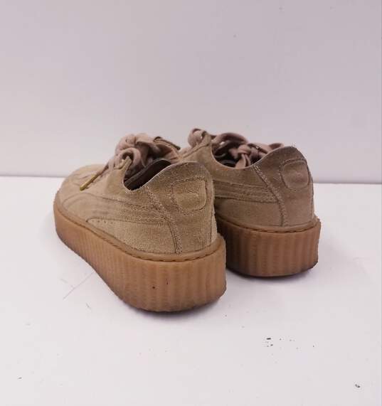 Puma x Fenty by Rhianna Suede Creepers Sneakers Oatmeal 8 image number 5