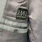 Ermenegildo Zegna Mens Gray Two Button Blazer & Pant Suit Set Size 44L W38 w/COA image number 7