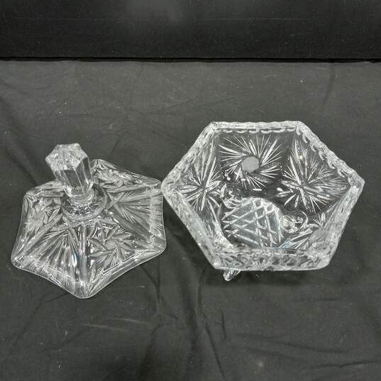 Crystal Candy Dish w/Lid image number 2