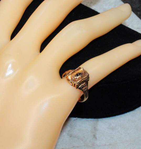 Vintage Josten 10K Yellow Gold 1959 Class Ring Size 7 image number 1