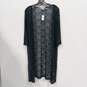 Maurices Green Lace Long Cardigan Women's Size XS NWT image number 1