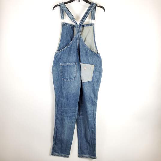 Guess Women Blue Denim Overall Sz 30 NWT image number 2