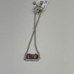 NWT Designer Kendra Scott Silver-Tone Chain Bracelet With Dust Bag alternative image