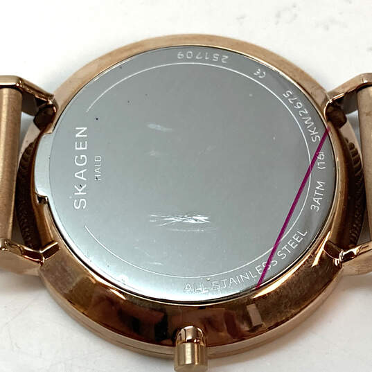 Designer Skagen SKW2675 Adjustable Mesh Strap Round Dial Analog Wristwatch image number 4