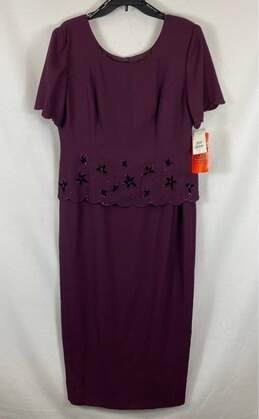 R & M Richards Purple Formal Dress - Size X Large