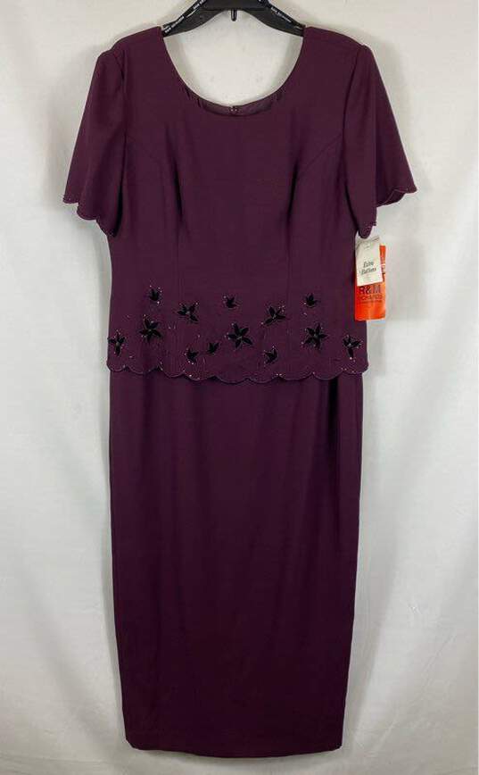 R & M Richards Purple Formal Dress - Size X Large image number 1