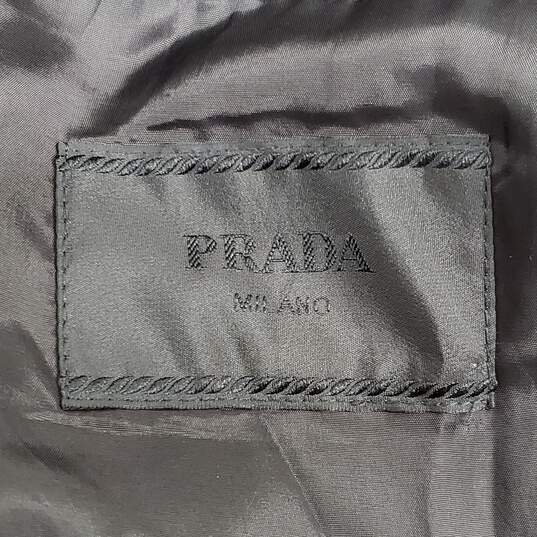 Prada Men's Black Italian Wool Suit Jacket Size 54R - AUTHENTICATED image number 5