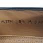 Mezlan Platinum Black Genuine Ostrich Leather Kiltie Loafers Shoes Men's Size 8.5 M image number 8