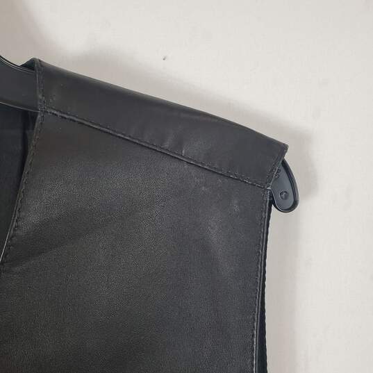 Phase 2 Men's Black Leather Vest SZ XL Regular image number 6