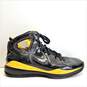 Nike Huarache '08 BBall Sneaker Men's Sz 13 Black Patent image number 2
