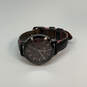 Designer Fossil BQ-3151 Polka Dot Black Dial Leather Band Analog Wristwatch image number 3