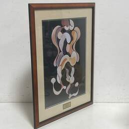 Friends 2000 Print of Abstract Shapes by Joey Dott Signed Contemporary Framed alternative image