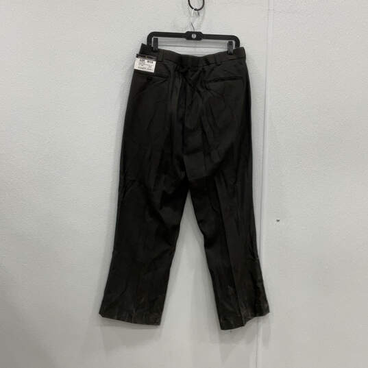 NWT Mens Black Beige Four Button Blazer Vest And Pants Suit Set Sz 42R W35 image number 5