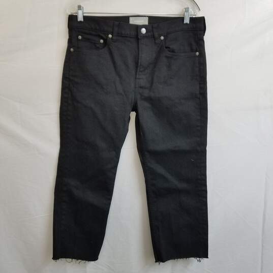 Men's Everlane black straight fit jeans capris **altered** 30 x 23 #2 image number 1