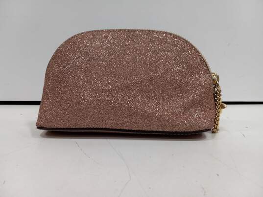 Michael Kors Pink Glitter Travel Pouch image number 2