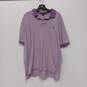 Men's Polo by Ralph Lauren Purple Striped Polo Shirt Sz XL image number 1