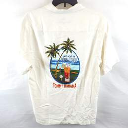 Tommy Bahama Men Ivory Button Up Shirt S NWT alternative image