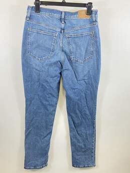 Madewell Womens Blue Coin Pockets Medium Wash Denim Straight Leg Jeans Size 29 alternative image