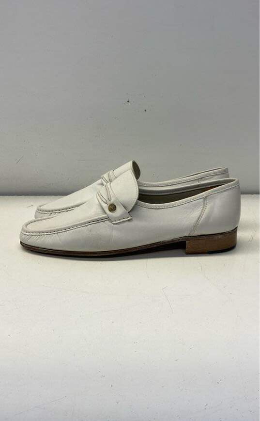Valentino White Loafer Casual Shoe Men 11 image number 3