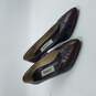 Bally Leather Pump Women's Sz 6B Chocolate Brown image number 3