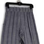 NWT Womens Blue Drawstring Elastic Waist Wide-Leg Palazzo Pants Size Small image number 4