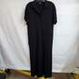 Eileen Fisher Womens Point-Collar Wide-Leg Jumpsuit Sz XS/TP image number 1