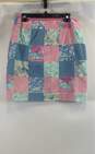 Lilly Pulitzer Women's Multicolor Patch Printed Skirt - Sz 14 image number 1