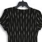 H&M Womens Black Gray Short Sleeve Surplice Neck One Piece Romper Size Small image number 4