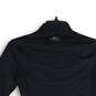 Mens Black Mock Neck Long Sleeve Pullover Activewear T-Shirt Size XS image number 4