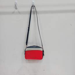 Kate Spade Lauryn Blue/Red/White Colorblock Crossbody Bag