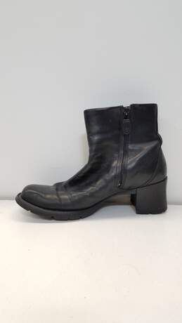 Timberland Ankle Boots Black Leather Women's Size 7 alternative image