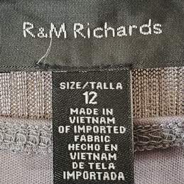 R&M Richards Women Metallic 3PC Pant Set Sz 12 NWT alternative image